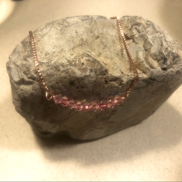 Swarovski Crystal Rose Gold Bracelet - Picture 1 of 4